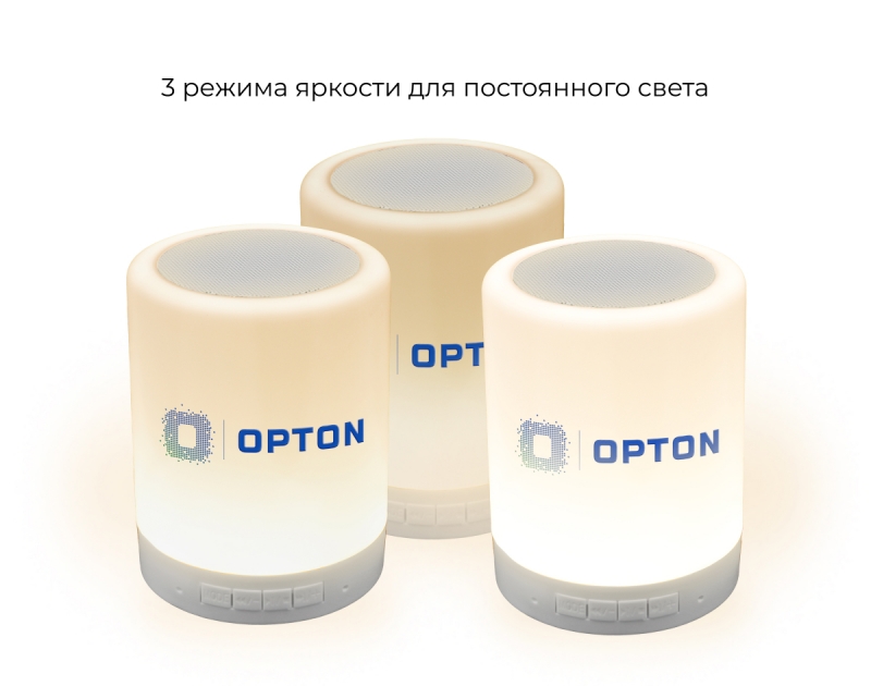 Колонка-ночник Touch Light с логотипом на заказ - изготовление  брендированных колонок-ночников с доставкой по России от BS Group